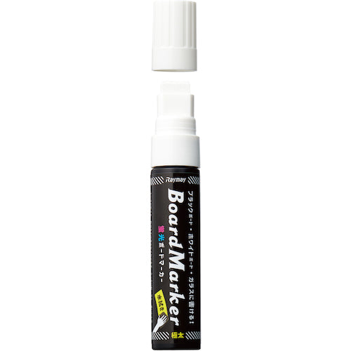 레이 메이 형광 보드 마커 (극단) 화이트 LBM1048W 1 개