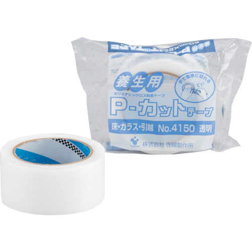 TERAOKA P-CUT TAPE NO. 4150 Transparent 50mm x 25m 4150 50X25 1 roll