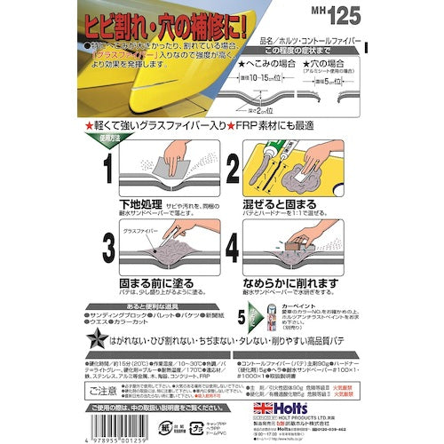 Holts MH125 제어 섬유 4978955001259 MH125 1 개