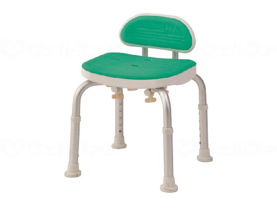美和商事コンパクトバスチェア ミニ背付き グリーン