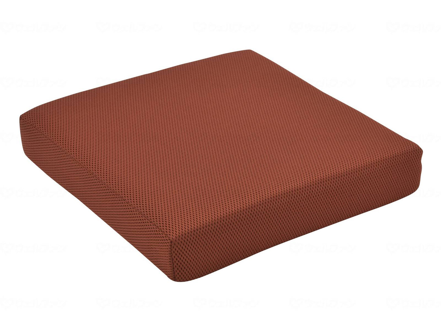 Miwa Shoji Wheelchair Cushion, Seat Lux UB (70mm Low Resilience Cushion), Brown, 400 x 400 x 70