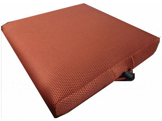Miwa Shoji Wheelchair Cushion Seat Lux UB (80mm Air Adjustable High Resilience) Brown 400 x 400 x 80