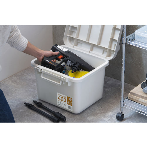 IRIS 296411 TRAILBOX 400 ホワイトアッシュ TRB-400-WA 1 台