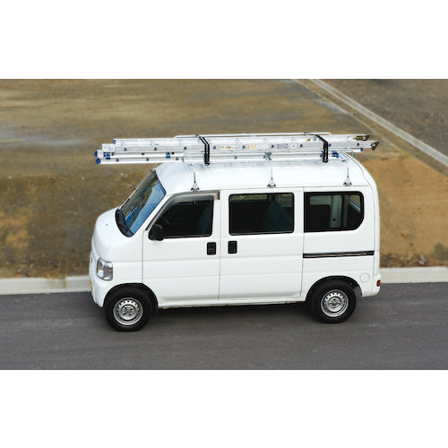 Hasegawa Rakunori 3-section ladder with stabilizer 7.10m LH3-70 1 unit