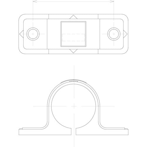 TRUSCO 수지 안장 밴드 VP 튜브 용 16A NTGS-16VP 1 개