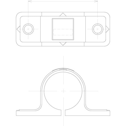 TRUSCO 樹脂サドルバンドガス管用10A NTGS-10GP 1 個