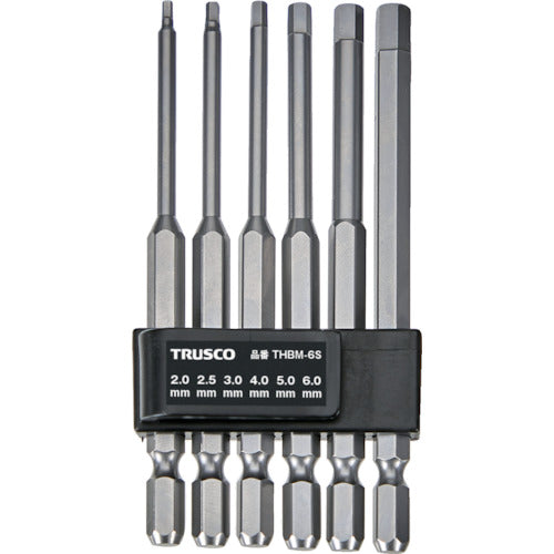 TRUSCO 육각 비트 세트 100L THBM-6S 1 S