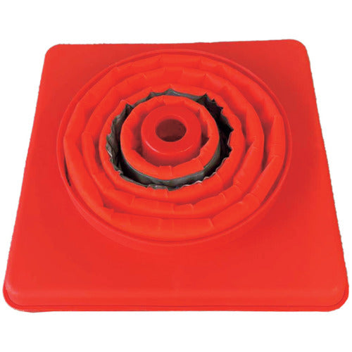 미즈케이 신축 발광식 삼각 콘 “테라스” 45 cm(오렌지) 8201046 1개