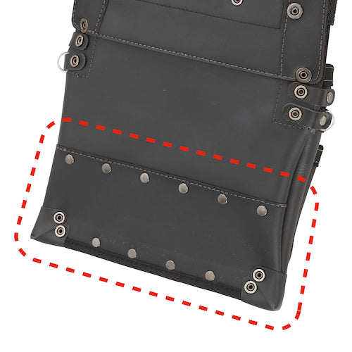 タジマ 着脱式腰袋 K 釘袋 3段大 ツインフック SFKBK-KG3L2H 1 個