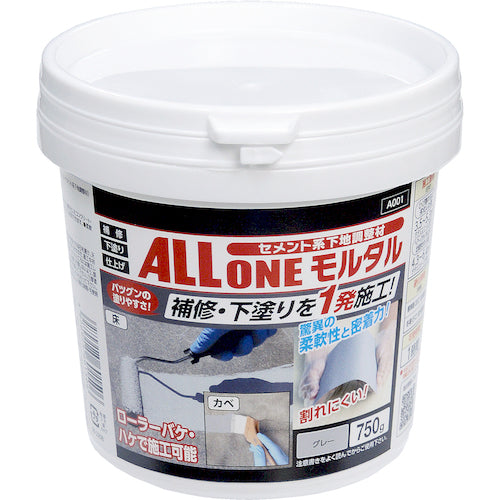 アサヒペン ALL ONE モルタル 750g 601506 1 個