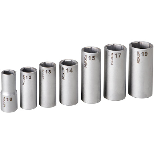 PROXXON Deep Socket 7-Piece Set (Hexagonal) 83663 1 S