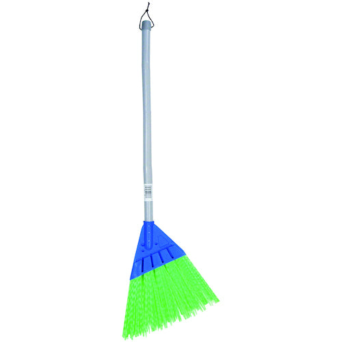 AZUMA AZB194 Synthetic Fiber Broom, Extra Thick, Short Handle, 270889, 1 pc