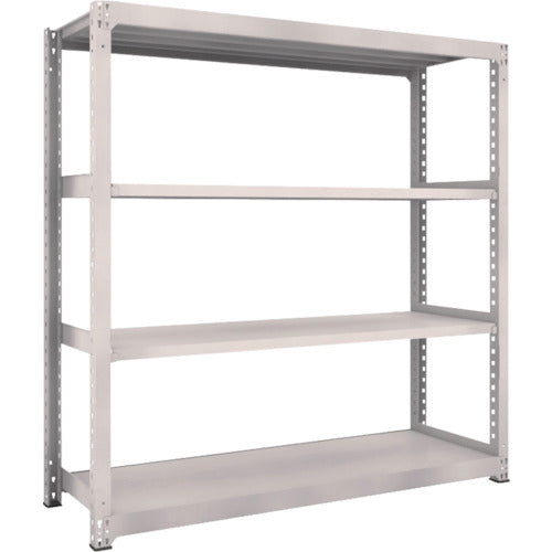 TRUSCO Steel Rack M5 Medium Duty Shelf 900 x 921 x H2100 4 Tiers Single Unit Neo Gray M5-7394 1 S
