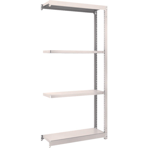 TRUSCO Steel Rack M1.5 Type Light-Medium Duty Shelf 1460 x 295 x H2100 4 Tiers Connected Neo Gray M1.5-7534B 1 S