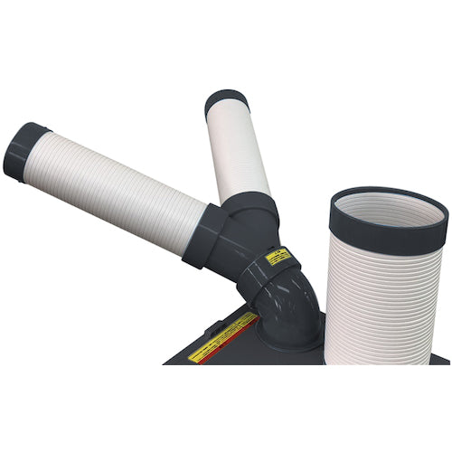 TRUSCO 냉풍 덕트 접속용 Y자 피팅(스폿 에어컨 TS-N 시리즈용) TSN-Y 1개