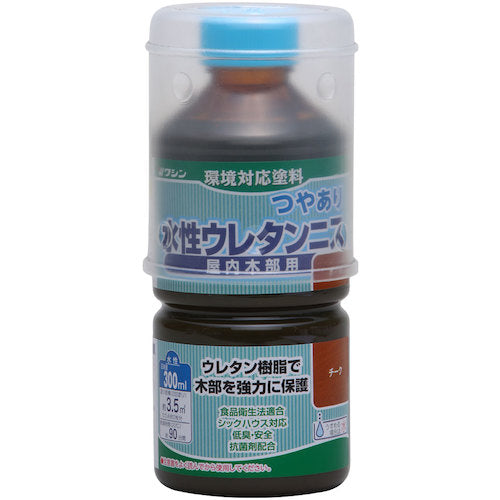 와신 페인트 수성 우레탄니스 티크 300ml 941302 1 개