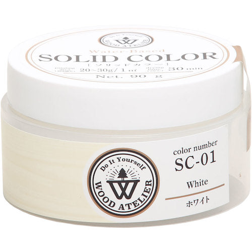 和信ペイント ソリッドカラー SC−01 ホワイト 90g 800821 1 本