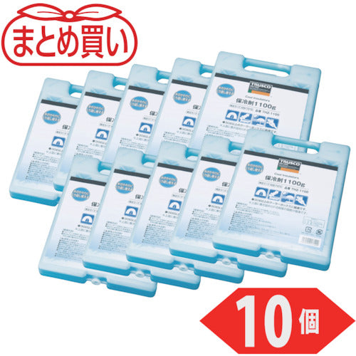 TRUSCO まとめ買い 保冷剤 1100g 10個入り THZ-1100-10P 1 PK