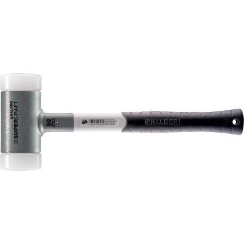 HALDER Recoilless Super Craft Hammer Glass Fiber Handle Nylon Head (White) Diameter 40 3399.040 1 pc