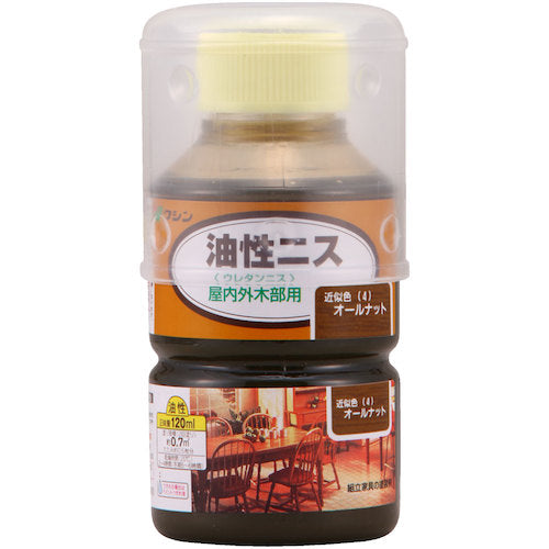 Washin Paint Oil-based Varnish Allnut 120ml 900114 1 bottle