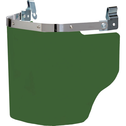 TRUSCO ヘルメット取付型大型防災面 グリーン(前面プレートなし) LFS-GN 1 個