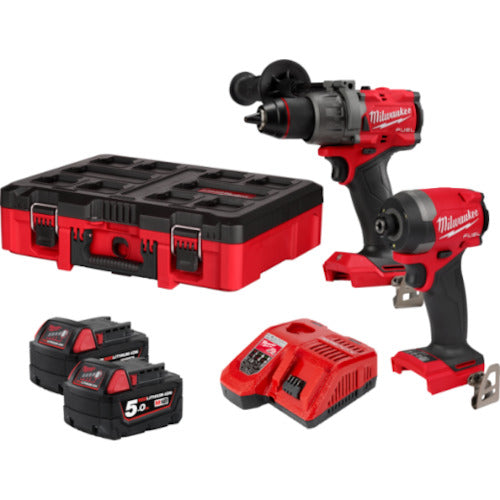 milwaukee M18 FUEL パワーパック(振動ドリル、インパクトドライバー) M18 FPP2A3-502P JP 1 S