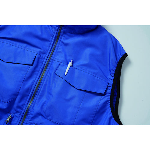 空調服 スペーサー一体型ベスト ライトブルー L KU92330N20S3 1 着
