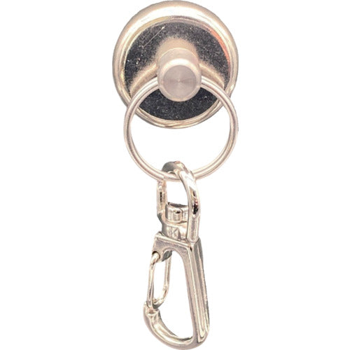 Lactem Strong Magnet Ring Φ25 with Rubber Spring Snap RMSH25 1 pc