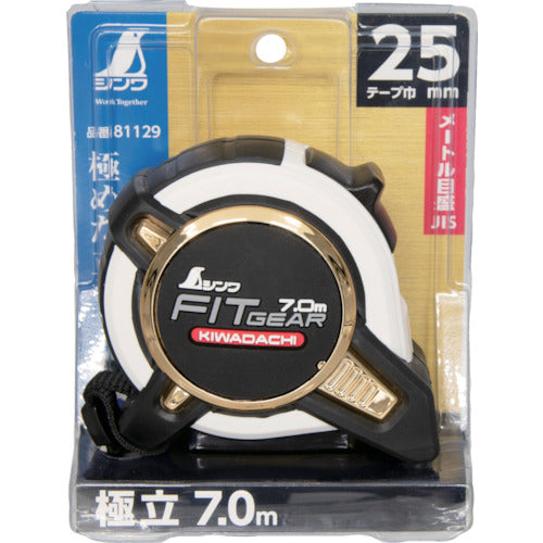 Shinwa Convex Fit Gear Extreme 25-7.0m JIS 81129 1 pc