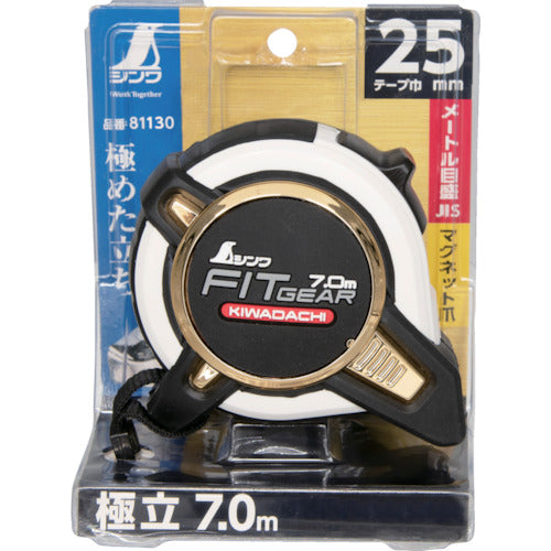 Shinwa Convex Fit Gear Extreme 25-7.0m Magnetic Claw JIS 81130 1 pc