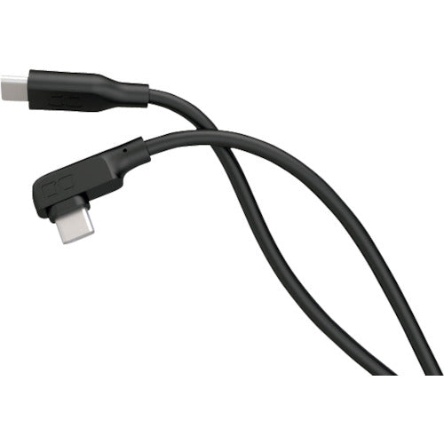 CIO L-shaped silicone cable CtoC 1m Black CIO-SLL30000-CC1-BK 1 piece