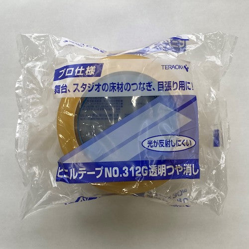 TERAOKA Stage Vinyl Tape No. 312G Transparent Matte 50mm x 30m 312G TMMATTE 50X30 1 roll