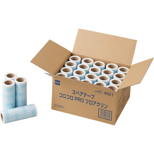 ニトムズ コロコロPROスペアテープフロアクリン(20巻入) C4821 1 箱