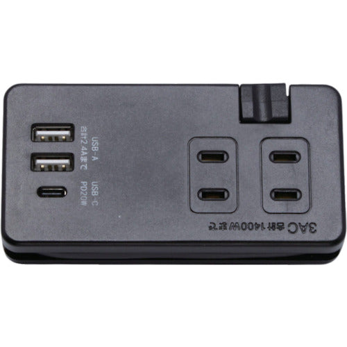 STARLIGHT 모바일 USB 포트 부착 탭 3개 입 Type-A2 포트 2.4AType-CPD20W SK-3AC3USBPDBA 1개