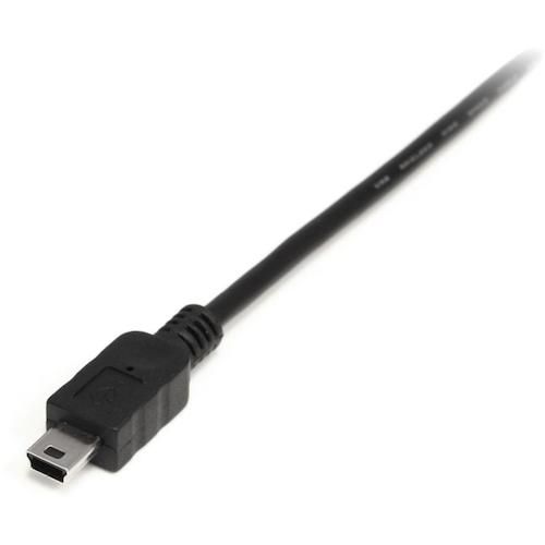 StarTech USB 2.0 Cable / 2m / Type-A - Mini-B / 480Mbps / Male-Male / Black / Type A - Mini-B USB2HABM2M 1 bag