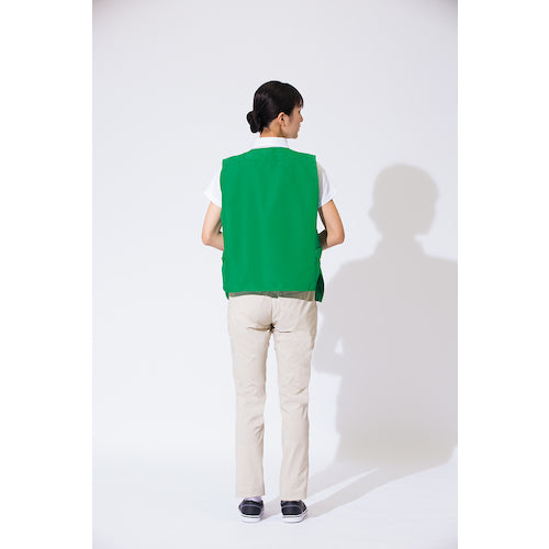 아이토스 【매진 상품】 베스트형 쇼트 에이프런 오렌지 프리 AZ8082-063-F 1벌