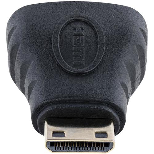 StarTech 디스플레이 어댑터/Mini HDMI-HDMI 1.4/4K30Hz/블랙/비디오 변환 컨버터 HDACFM 1봉