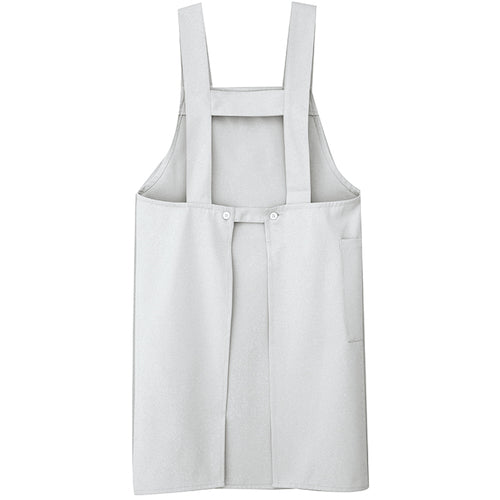 アイトス 胸当てエプロン グレー HS2506-004-F 1 着