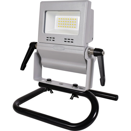 NICHIDO Flat Light 10W Work Floor Stand Set LEN-FH10S-SL-50K 1 unit