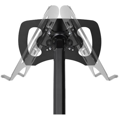 StarTech モニターアーム/1画面/最大34インチ/耐荷重8kg/ノートPCアーム両用タイプ/PC パソコン ディスプレイアーム ARMUNONB1 1 箱