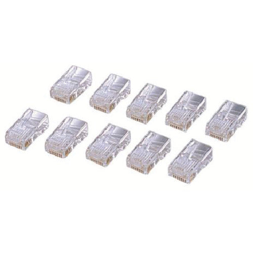 ELECOM CAT5E 대응 RJ45 커넥터 10개 LD-RJ45T10A 1개