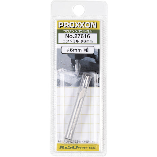 PROXXON End Mill Φ6mm 27616 1 piece