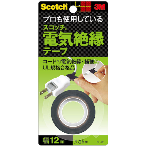 3M 스카치 전기 절연 테이프 12.7mm×5.08m EL-12 1권