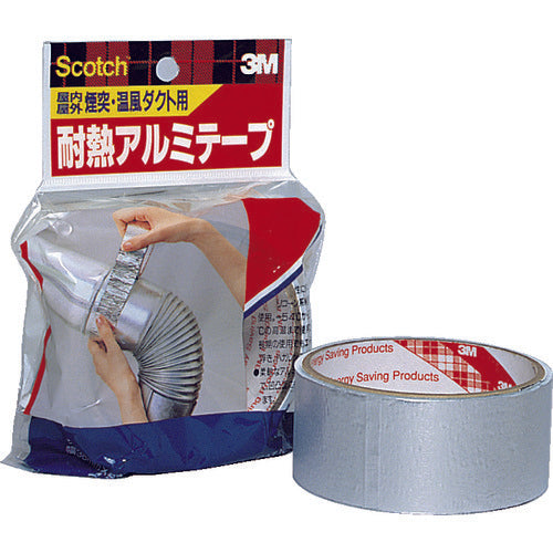 3M Scotch Heat Resistant Aluminum Tape 38mm x 4.5m EN-05 1 roll