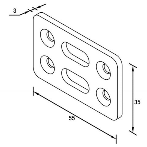 DAIDOHANT DH 딱 지원 F35WH(3×55×35) 화이트 65799 1개