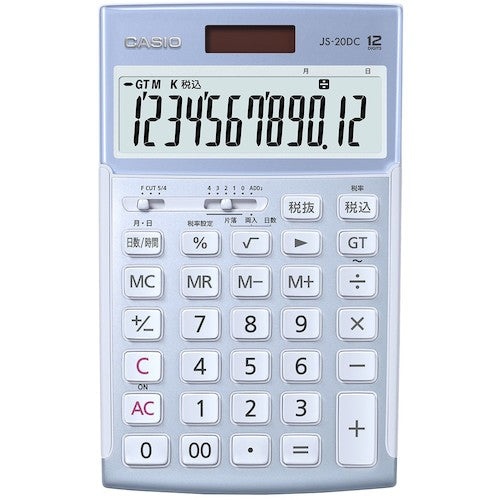 카시오 본격 실무 계산기 블루 JS-20DC-BU-N 1대