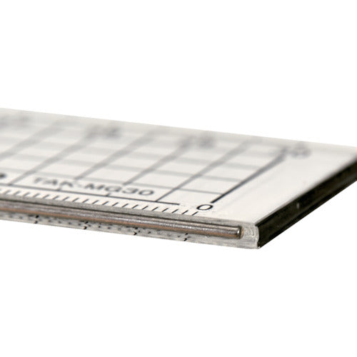 TRUSCO 아크릴 통치자 금속 가이드 포함 30cm TAK-MG30 1 개