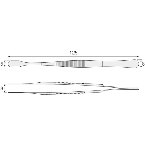HOZAN ピンセット P-824 1 個