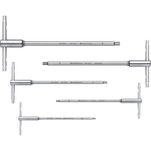 PBスイスツールズ スライド式六角棒レンチ 5本セット 1204SET6 1 S