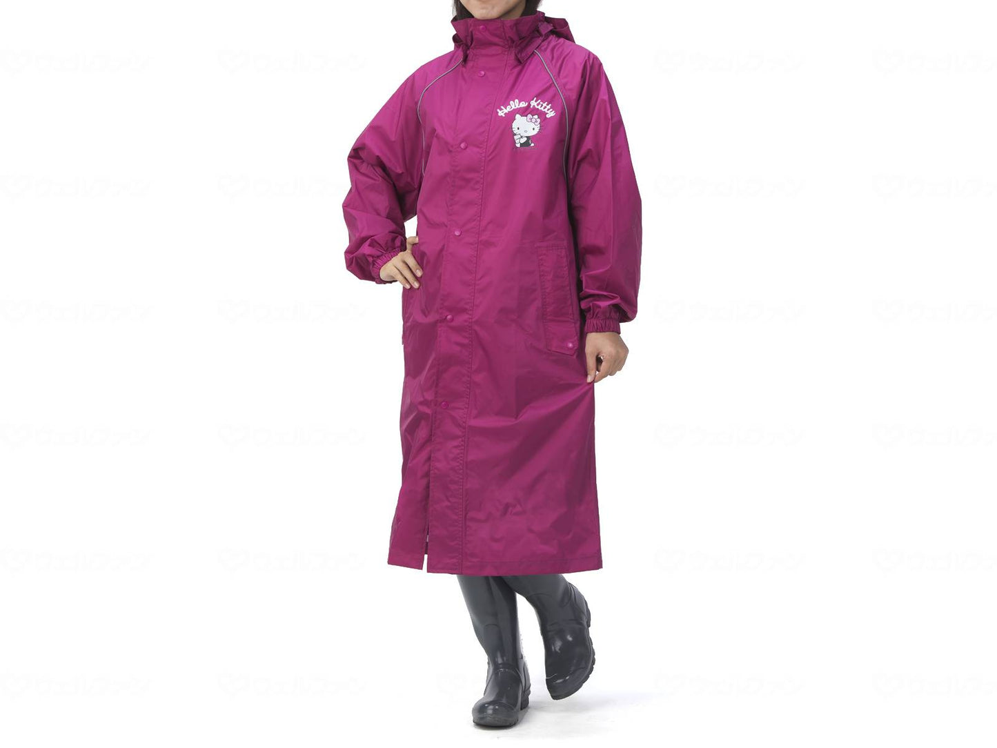 トキワ雨先案内人 ハローキティレインコート(Sタイプ) ピンク M+